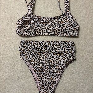Cheeky Leopard Print Bikini
